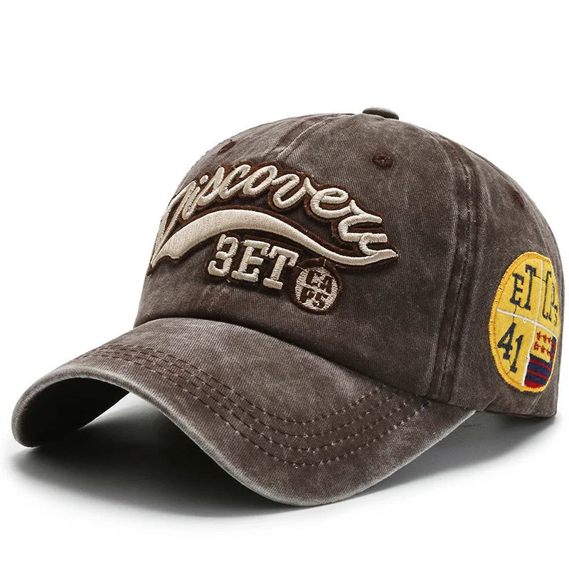New Summer Women Men Baseball Cap Solid Snapback Letter Embroidery Vintage Sunhat Outdoor Cotton Hip Hop Baseball Hat Casquette
