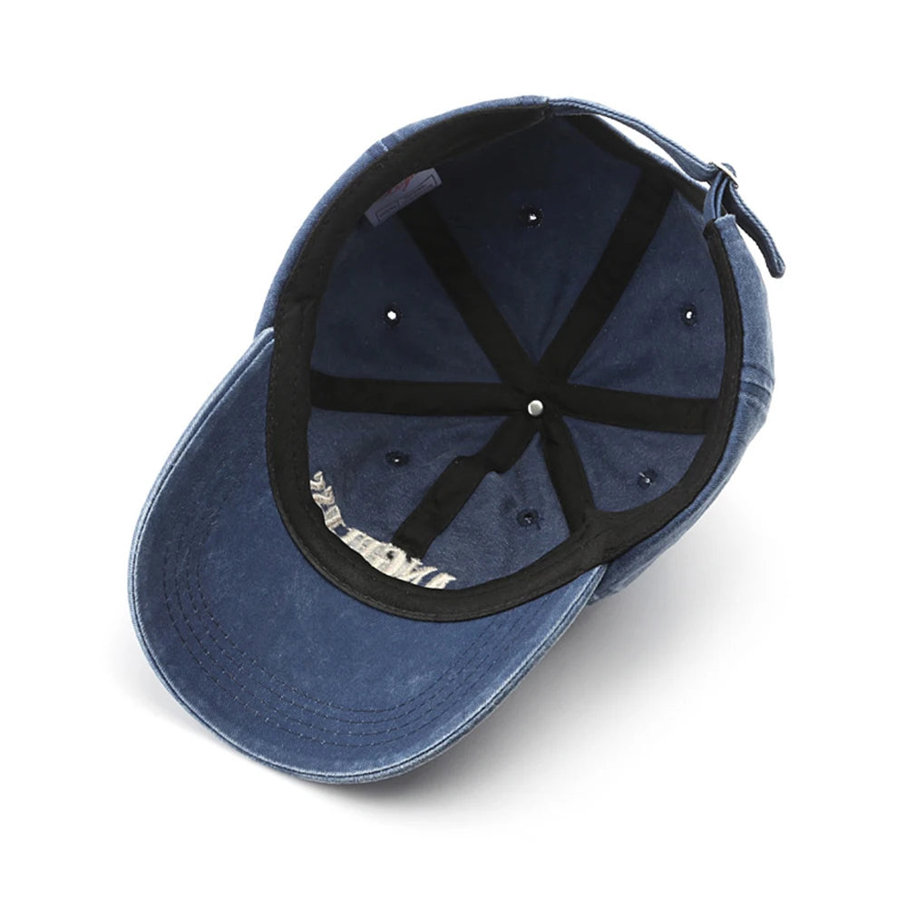 Summer Blue Green Denim Caps for Men Women Vintage American Street Hip Hop Baseball Cap Snapback Trucker Hats Casquette Homme