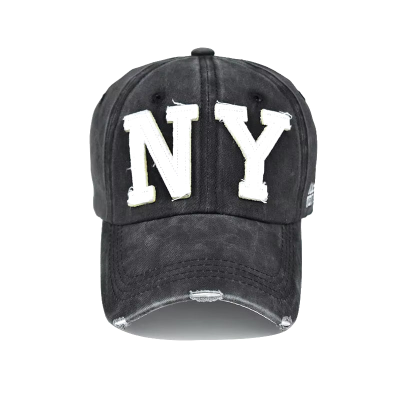 Baseball Cap Retro-Style Snapback Hat Sun Hat Spring Autumn Baseball Cap Sport Cap New York Letter Cap Hip Hop Fitted Cap