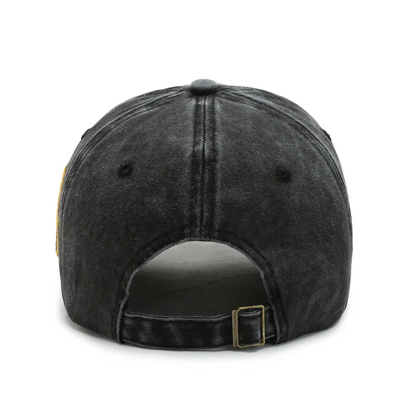 New Summer Women Men Baseball Cap Solid Snapback Letter Embroidery Vintage Sunhat Outdoor Cotton Hip Hop Baseball Hat Casquette