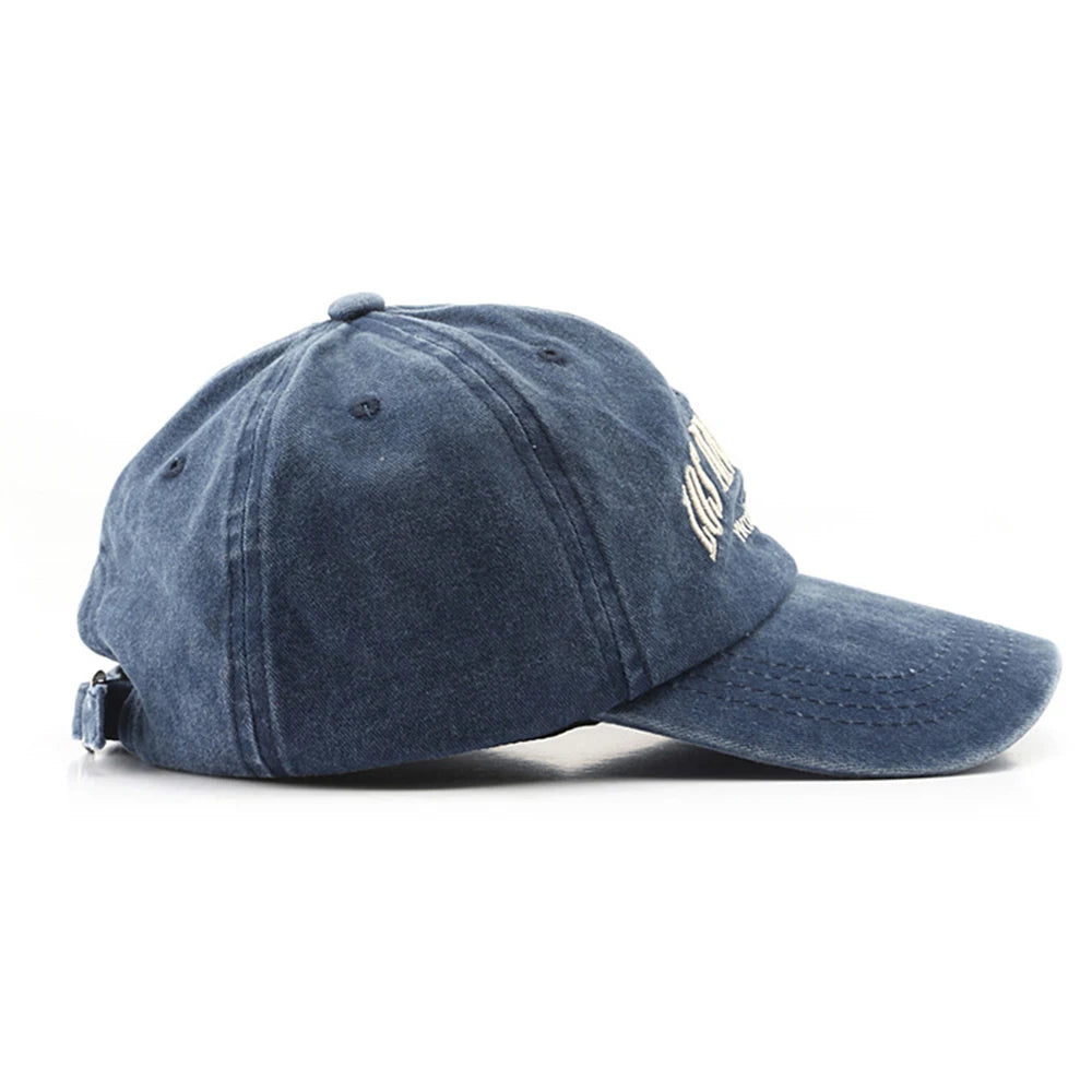 Summer Blue Green Denim Caps for Men Women Vintage American Street Hip Hop Baseball Cap Snapback Trucker Hats Casquette Homme