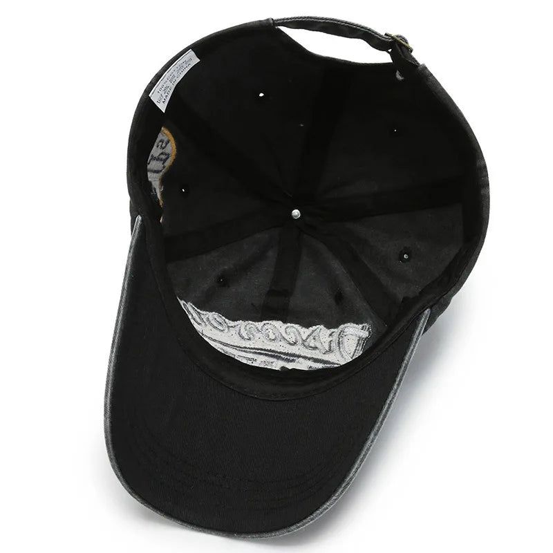 New Summer Women Men Baseball Cap Solid Snapback Letter Embroidery Vintage Sunhat Outdoor Cotton Hip Hop Baseball Hat Casquette