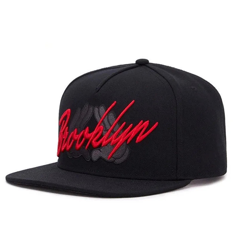 Brand FLIGHT CAP BROOKLYN Black Hip Hop Snapback Hat for Men Women Adult Outdoor Casual Sun Baseball Cap Bone Rose Cap