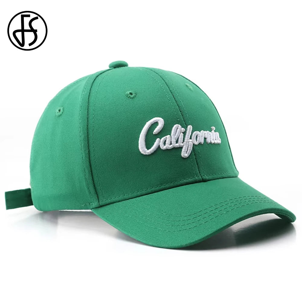 2025 Brand Green Beige Baseball Cap for Men Cotton Hip Hop Caps Letter Embroidery Summer Women Trucker Hat Bone Masculino