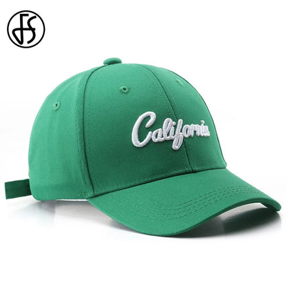 2025 Brand Green Beige Baseball Cap for Men Cotton Hip Hop Caps Letter Embroidery Summer Women Trucker Hat Bone Masculino