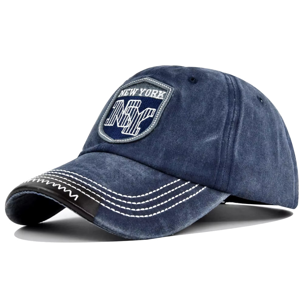 Baseball Cap Retro-Style Snapback Hat Sun Hat Spring Autumn Baseball Cap Sport Cap New York Letter Cap Hip Hop Fitted Cap