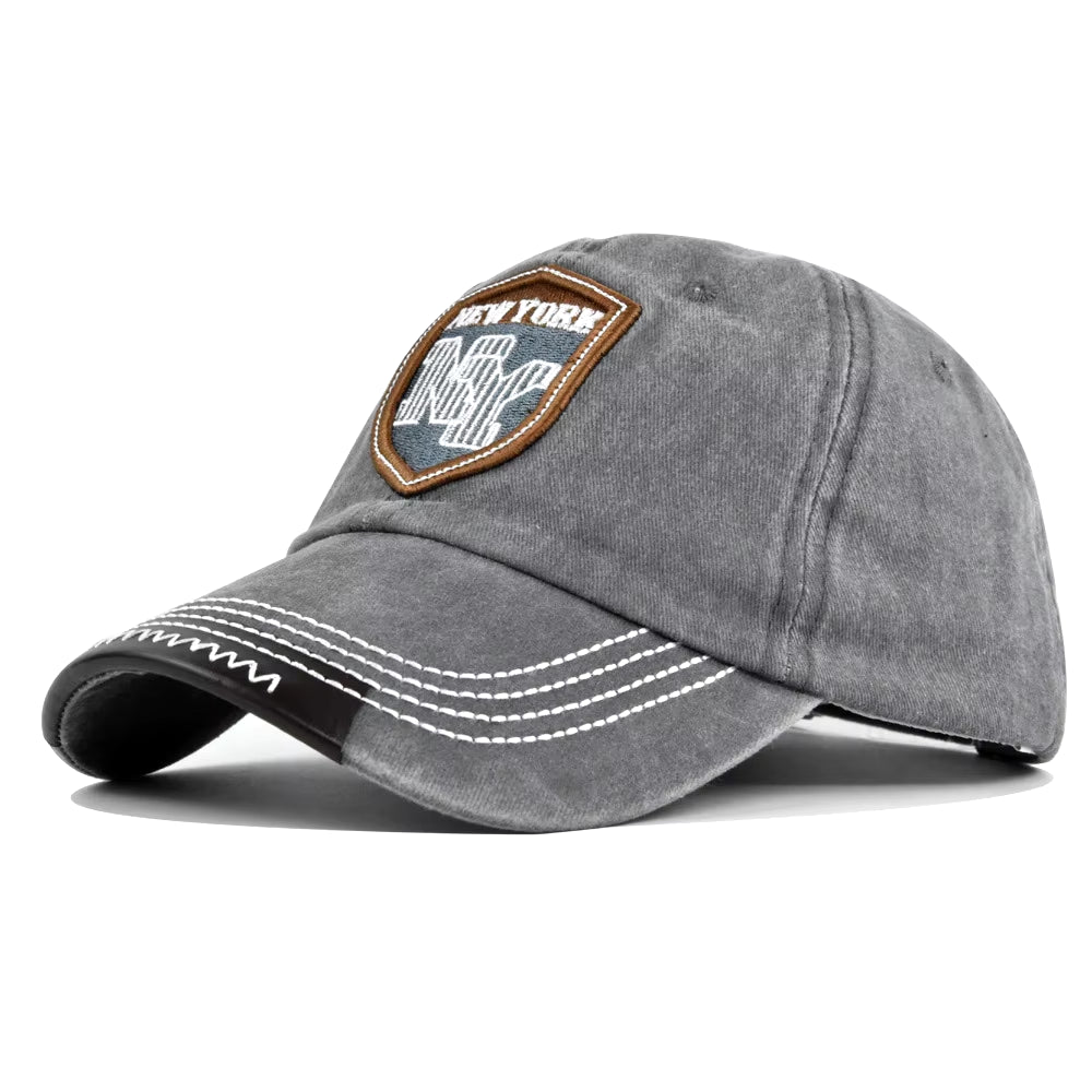 Baseball Cap Retro-Style Snapback Hat Sun Hat Spring Autumn Baseball Cap Sport Cap New York Letter Cap Hip Hop Fitted Cap
