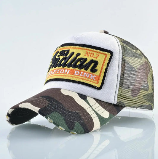 Fashion Letter Embroidery Baseball Cap for Men Women Summer Breathable Mesh Snapback Hat Unisex Hip Hop Trucker Bone Gorras