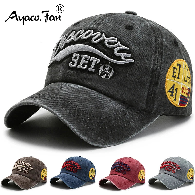 New Summer Women Men Baseball Cap Solid Snapback Letter Embroidery Vintage Sunhat Outdoor Cotton Hip Hop Baseball Hat Casquette