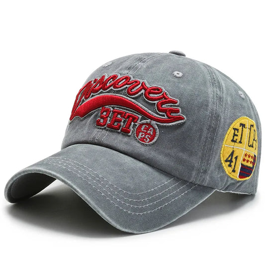 New Summer Women Men Baseball Cap Solid Snapback Letter Embroidery Vintage Sunhat Outdoor Cotton Hip Hop Baseball Hat Casquette
